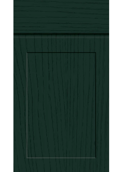Elland Paint Flow Matt Fir Green kitchen cupboard door