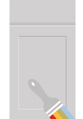 Elland Paint Ready kitchen cupboard door