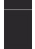Elland Supermatt Black kitchen cupboard door