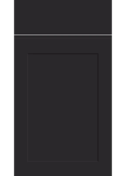 Elland Supermatt Black kitchen cupboard door