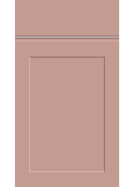 Elland Supermatt Blush Pink kitchen cupboard door
