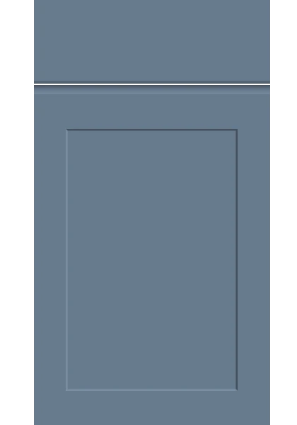 Elland Supermatt Misty Blue kitchen cupboard door