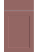 Elland Supermatt Rusty Red kitchen cupboard door