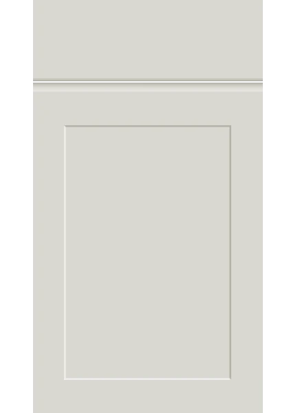 Elland Supermatt White Grey kitchen cupboard door