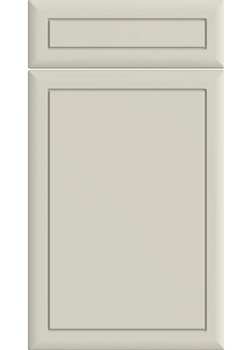 Euroline Grooved kitchen door and drawer front in Matt Mussel