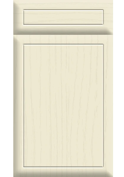 Euroline Paint Flow Matt Cream kitchen cupboard door