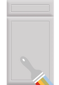 Euroline Paint Ready kitchen cupboard door