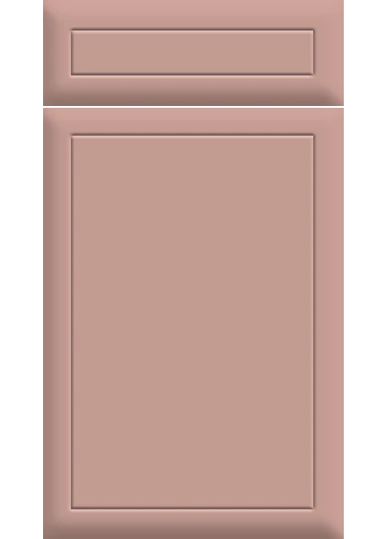 Euroline Supermatt Blush Pink kitchen cupboard door