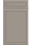 Euroline Grooved kitchen door and drawer front in Supermatt Clay Grey