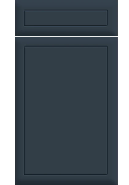 Euroline Supermatt Indigo Blue kitchen cupboard door
