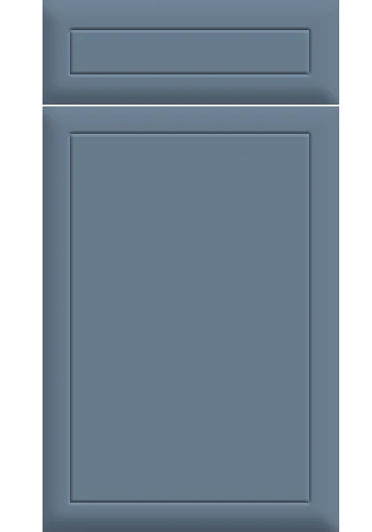 Euroline Supermatt Misty Blue kitchen cupboard door