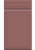 Euroline Supermatt Rusty Red kitchen cupboard door