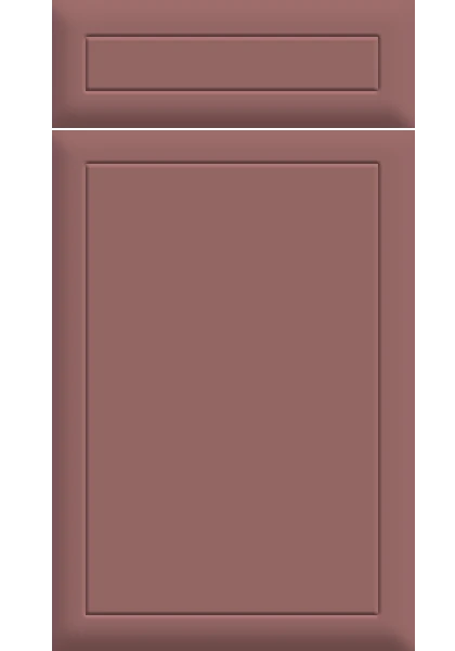 Euroline Supermatt Rusty Red kitchen cupboard door