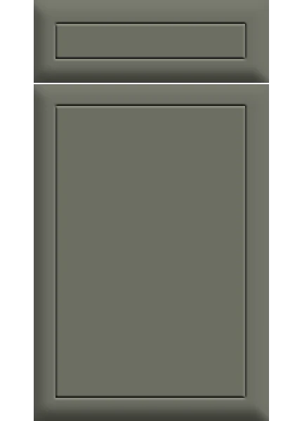 Euroline Supermatt Smoke Green kitchen cupboard door