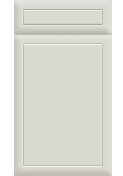 Euroline Supermatt White Grey kitchen cupboard door