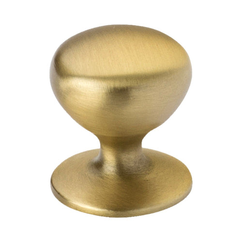 Hampton Knob (Brushed Satin Brass)