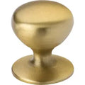 Hampton Knob (Brushed Satin Brass)
