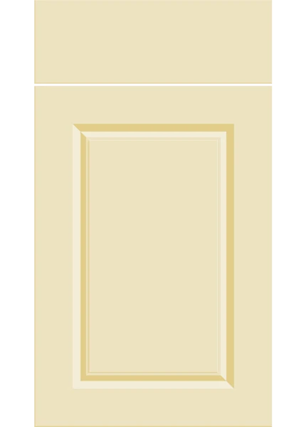 Harlem High Gloss Cream kitchen cupboard door