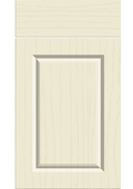 Harlem Paint Flow Matt Cream kitchen cupboard door
