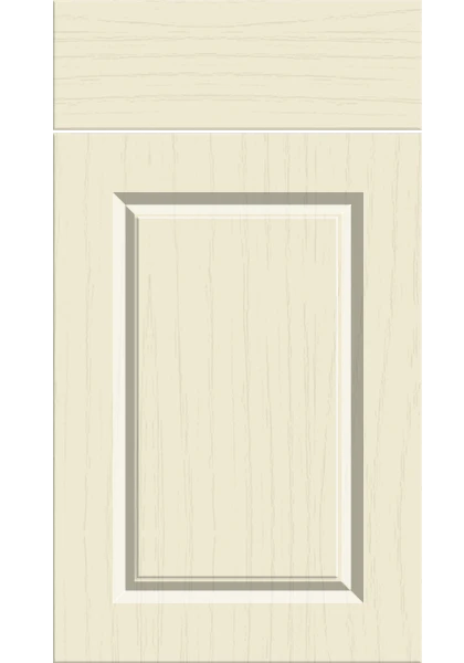 Harlem Paint Flow Matt Cream kitchen cupboard door