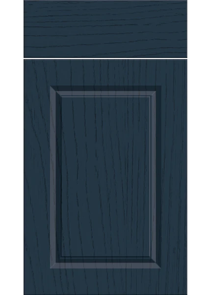 Harlem Paint Flow Matt Indigo Blue kitchen cupboard door
