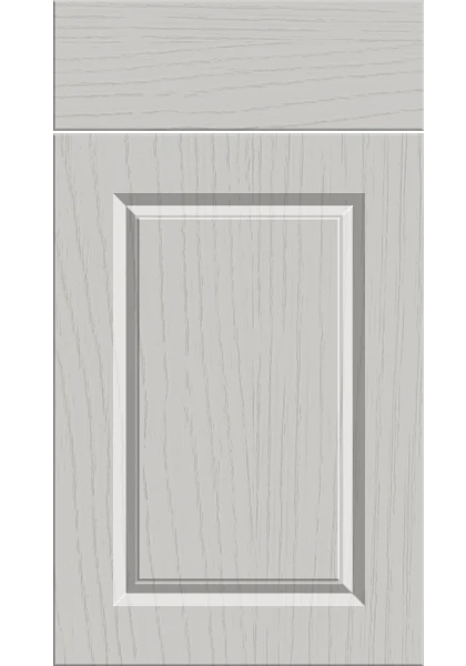 Harlem Paint Flow Matt Light Grey kitchen cupboard door