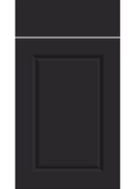Harlem Supermatt Black kitchen cupboard door