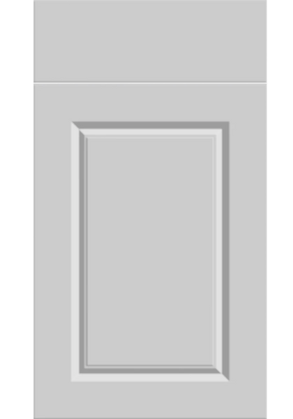 Harlem panel kitchen door in Supermatt Dove Grey