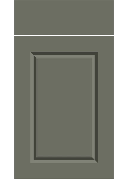 Harlem Supermatt Smoke Green kitchen cupboard door