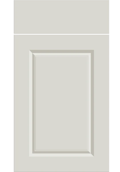 Harlem Supermatt White Grey kitchen cupboard door