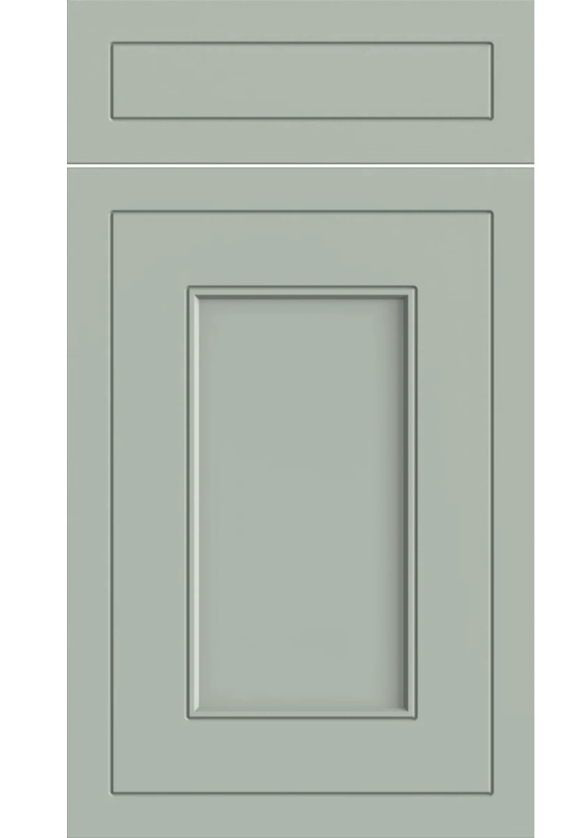 Helmsley Panel kitchen door and drawer front in Matt Pistachio