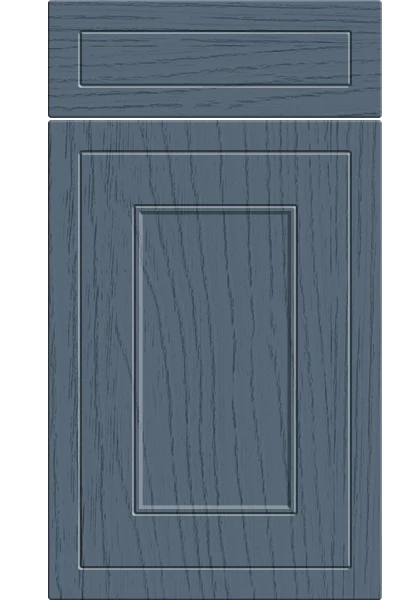 Helmsley Paint Flow Matt Colonial Blue kitchen cupboard door