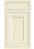 Helmsley Paint Flow Matt Cream kitchen cupboard door