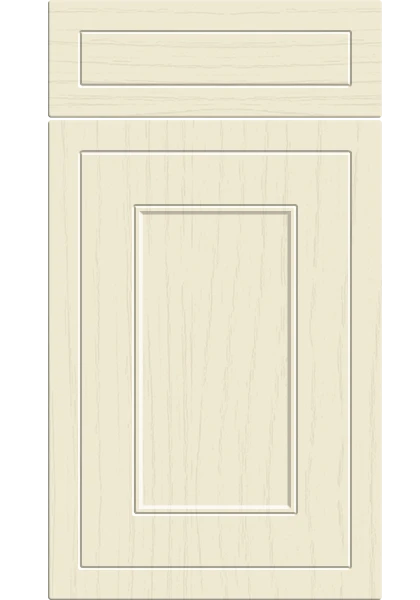 Helmsley Paint Flow Matt Cream kitchen cupboard door
