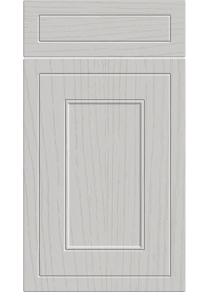 Helmsley Paint Flow Matt Light Grey kitchen cupboard door