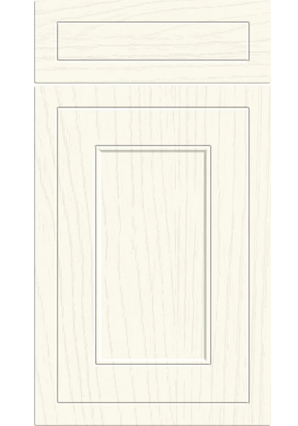 Helmsley Paint Flow Matt White kitchen cupboard door