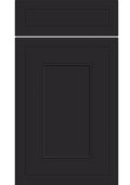 Helmsley Supermatt Black kitchen cupboard door