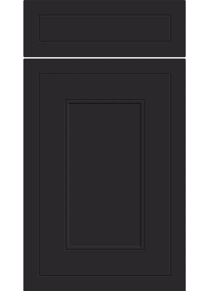 Helmsley Supermatt Black kitchen cupboard door