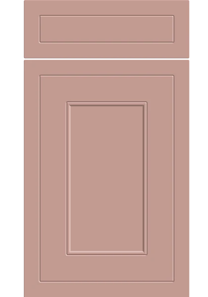 Helmsley Supermatt Blush Pink kitchen cupboard door