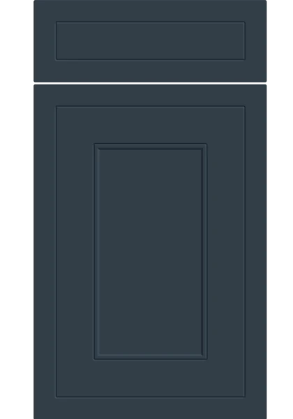 Helmsley Supermatt Indigo Blue kitchen cupboard door