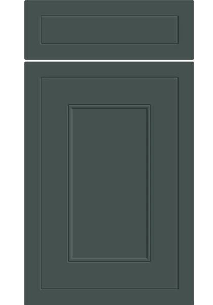 Helmsley Supermatt Kombu Green kitchen cupboard door