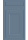 Helmsley Supermatt Misty Blue kitchen cupboard door