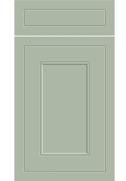 Helmsley Supermatt Sage Green kitchen cupboard door