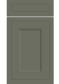 Helmsley Supermatt Smoke Green kitchen cupboard door