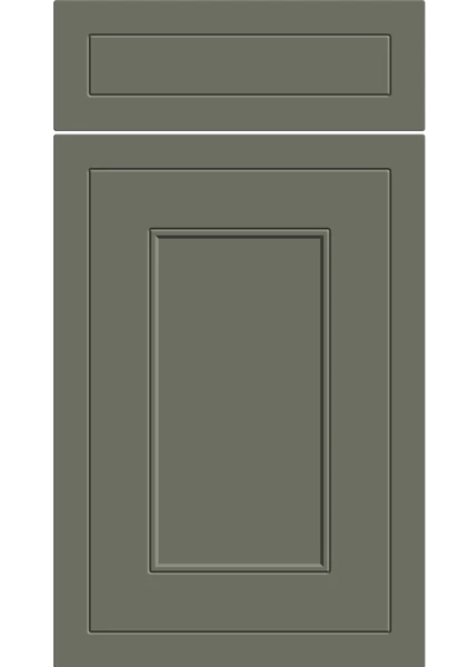 Helmsley Supermatt Smoke Green kitchen cupboard door