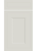 Helmsley Supermatt White Grey kitchen cupboard door