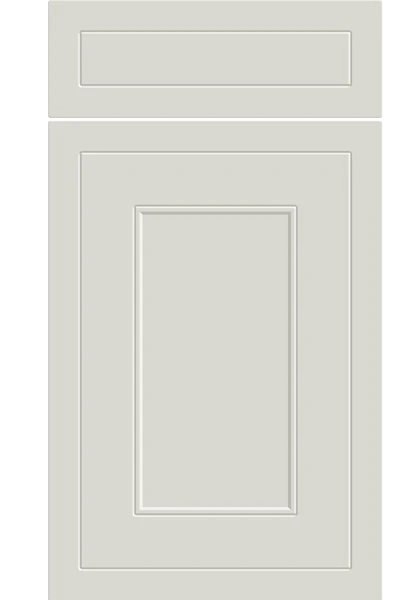 Helmsley Supermatt White Grey kitchen cupboard door
