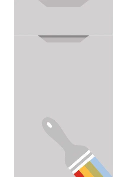 Integra Paint Ready kitchen cupboard door