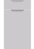 Integra Porcelain White kitchen cupboard door