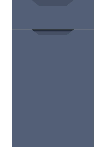 Integra Supermatt Alby Blue kitchen cupboard door